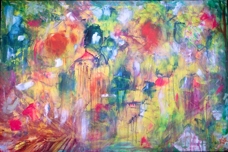 Dissolving Into Summer&rsquo;s Haze — oil painting by Karin Kepler Springer